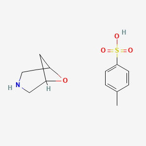 molecular formula C12H17NO4S B1377624 6-Oxa-3-azabicyclo[3.1.1]heptane tosylate CAS No. 1339953-58-0