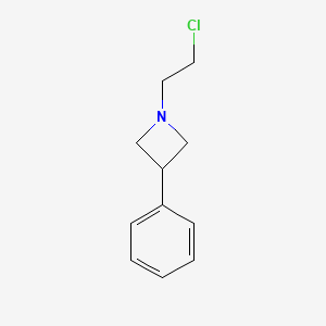 1-(2-Chloroethyl)-3-phenylazetidine