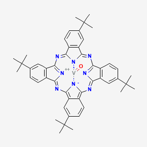 molecular formula C48H48N8OV B13776563 (Tetra-t-butylphthalocyaninato)oxovanadium(iv) 