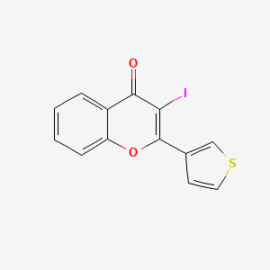 3-Iodo-2-thiophen-3-yl-chromen-4-one