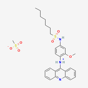 4'-(9-Acridinylamino)-3'-methoxy-1-heptanesulfonanilide methanesulfonate