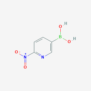 molecular formula C5H5BN2O4 B1377683 (6-硝基吡啶-3-基)硼酸 CAS No. 1236354-21-4