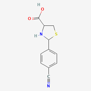 2-(4-cyanophenyl)-1,3-thiazolidine-4-carboxylic Acid