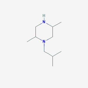 2,5-Dimethyl-1-(2-methylpropyl)piperazine