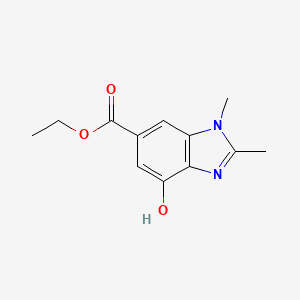 Ethyl 4-hydroxy-1,2-dimethyl-1H-benzimidazole-6-carboxylate