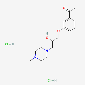 3'-((2-Hydroxy-3-(4-methylpiperazinyl))propoxy)acetophenone dihydrochloride