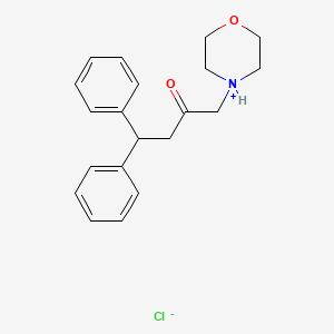 4,4-Diphenyl-1-morpholino-2-butanone hydrochloride