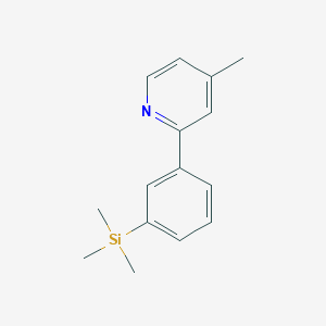 4-Methyl-2-(3-trimethylsilylphenyl)pyridine