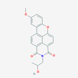 1H-Xantheno[2,1,9-def]isoquinoline-1,3(2H)-dione, 2-(2-hydroxypropyl)-9-methoxy-