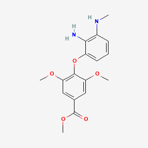 4-[2-amino-3-(methylamino)phenoxy]-3,5-dimethoxyBenzoic acid methyl ester