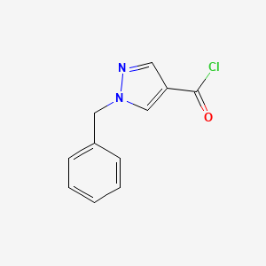molecular formula C11H9ClN2O B1377717 1-苄基-1H-吡唑-4-酰氯 CAS No. 1174665-95-2