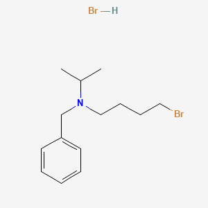 molecular formula C14H23Br2N B1377744 Benzyl(4-bromobutyl)(propan-2-yl)amine hydrobromide CAS No. 1375472-52-8