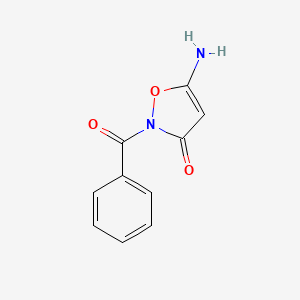 B1377832 5-amino-2-benzoylisoxazol-3(2H)-one CAS No. 90771-25-8