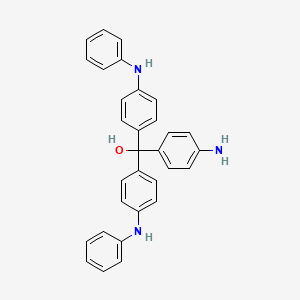 4-Amino-4',4''-dianilinotrityl alcohol