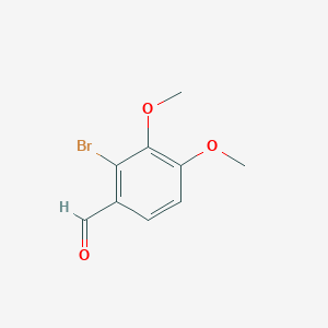 molecular formula C9H9BrO3 B137784 2-溴-3,4-二甲氧基苯甲醛 CAS No. 55171-60-3