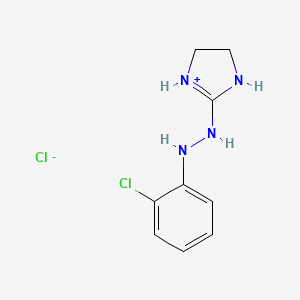 2-Imidazolidinone, (2-chlorophenyl)hydrazone, monohydrochloride