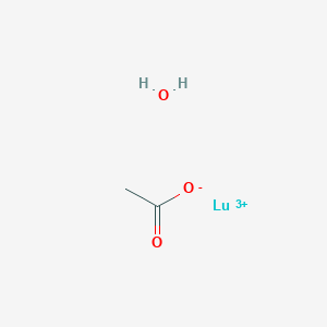 Lutetium(3+);acetate;hydrate