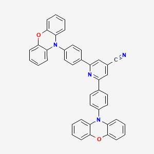 2,6-Bis(4-(10H-phenoxazin-10-yl)phenyl)isonicotinonitrile