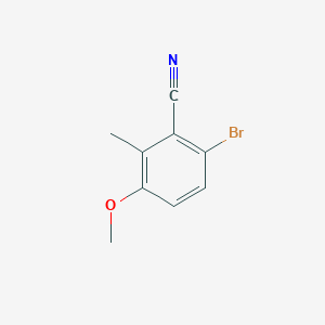 molecular formula C9H8BrNO B1377850 6-溴-3-甲氧基-2-甲基苯甲腈 CAS No. 1420537-63-8