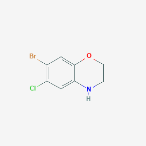 7-bromo-6-chloro-3,4-dihydro-2H-1,4-benzoxazine