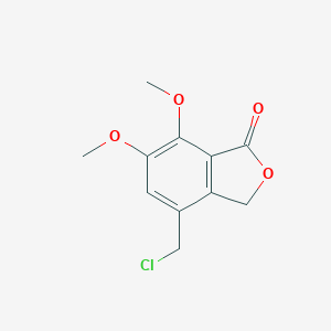 B137787 4-(Chloromethyl)-6,7-dimethoxy-3H-1-isobenzofuranone CAS No. 6518-91-8