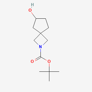 molecular formula C12H21NO3 B1377871 2-Boc-6-hydroxy-2-azaspiro[3.4]octane CAS No. 1363381-95-6