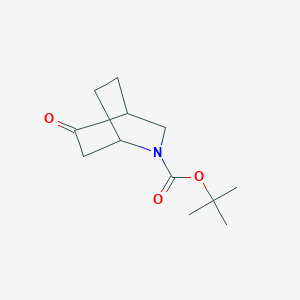 molecular formula C12H19NO3 B1377885 叔丁基 5-氧代-2-氮杂双环[2.2.2]辛烷-2-羧酸酯 CAS No. 617714-22-4