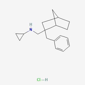 N-({2-benzylbicyclo[2.2.1]heptan-2-yl}methyl)cyclopropanamine hydrochloride