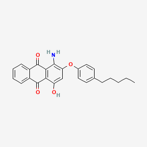 9,10-Anthracenedione, 1-amino-4-hydroxy-2-(4-pentylphenoxy)-