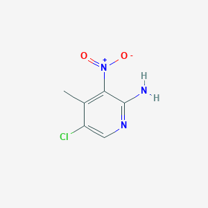 B137790 5-Chloro-4-methyl-3-nitropyridin-2-amine CAS No. 148612-17-3
