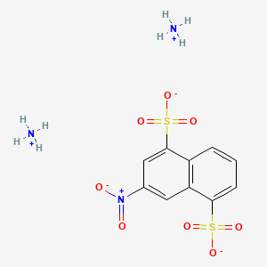 B13779053 1,5-Naphthalenedisulfonic acid, 3-nitro-, diammonium salt CAS No. 84732-26-3