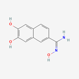 2-Naphthalenecarboximidamide,N,6,7-trihydroxy-