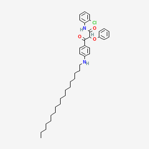 Benzenepropanamide,N-(2-chlorophenyl)-b-oxo-4-[(1-oxooctadecyl)amino]-a-phenoxy-