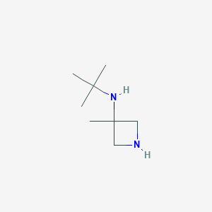 N-tert-butyl-3-methylazetidin-3-amine