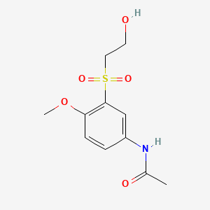 Acetamide, N-[3-[(2-hydroxyethyl)sulfonyl]-4-methoxyphenyl]-