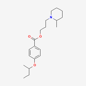 3-(2'-Methylpiperidino)propyl p-sec-butoxybenzoate