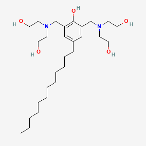 2,6-Bis((bis(2-hydroxyethyl)amino)methyl)-4-dodecylphenol