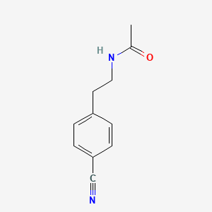 Phenethanamine, N-acetyl-4-cyano-