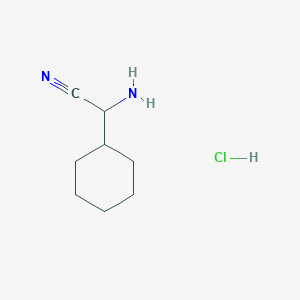 2-Amino-2-cyclohexylacetonitrile hydrochloride