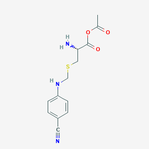 Acetyl-S-(4-cyano(phenylamino)methyl)cysteine