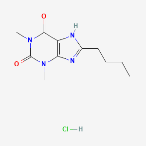 Theophylline, 8-butyl-, hydrochloride