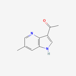 molecular formula C10H10N2O B1377937 3-Acetyl-6-methyl-4-azaindole CAS No. 1260385-59-8