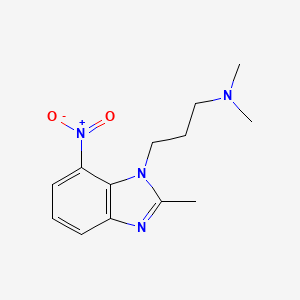 1-(3-(dimethylamino)propyl)-7-(hydroxy(oxido)amino)-2-methyl-1H-benzimidazole