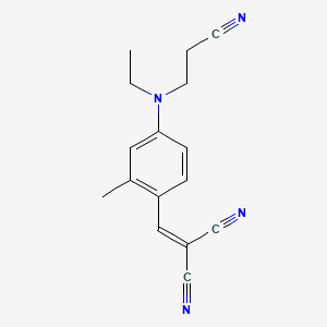 ((4-((2-Cyanoethyl)ethylamino)-2-methylphenyl)methylene)malononitrile