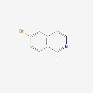 molecular formula C10H8BrN B1377942 6-Bromo-1-methylisoquinoline CAS No. 1416712-98-5