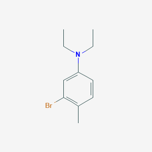 molecular formula C11H16BrN B1377943 3-Bromo-N,N-diethyl-4-methylaniline CAS No. 761001-66-5