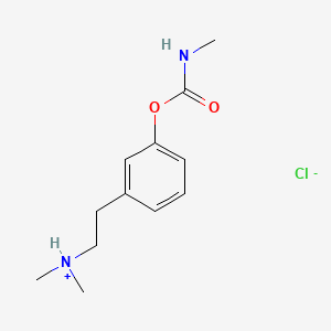 Carbamic acid, methyl-, 3-(2-(dimethylamino)ethyl)phenyl ester, hydrochloride