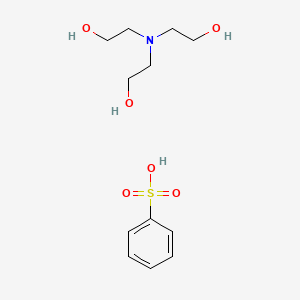 molecular formula C12H21NO6S B13779446 Einecs 260-839-5 CAS No. 57592-59-3