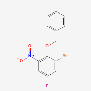 2-(Benzyloxy)-1-bromo-5-fluoro-3-nitrobenzene