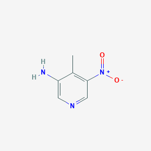 molecular formula C6H7N3O2 B1377958 3-Amino-4-methyl-5-nitropyridine CAS No. 1352395-14-2